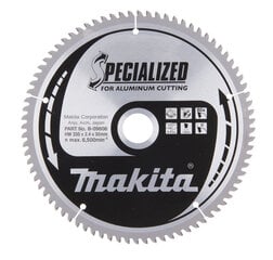 T.C.T saeketas 235X2.4X30mm 0° T80 B-09606 Makita price and information | Käsitööriistad | hansapost.ee