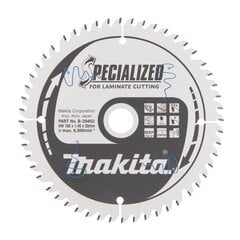 T.C.T saeketas 165X1.45X20mm 5° T52 B-29452 Makita hind ja info | Käsitööriistad | hansapost.ee