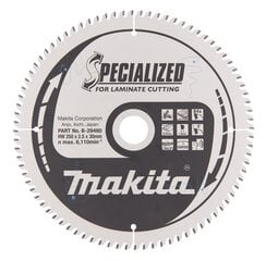 Пильный специализированный диск Makita B-29480 TCT, 250х2,5х30 мм, 5° T84  цена и информация | Ручной инструмент, 18 В 125 мм бесщеточная угловая шлифовальная машина для Makita Cordless, замена литий-ионного аккумулятора | hansapost.ee