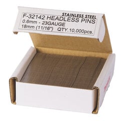 Pin naelad 0,6x18mm, 23ga, RST, 10.000 tk. F-32142 Makita price and information | Käsitööriistad | hansapost.ee