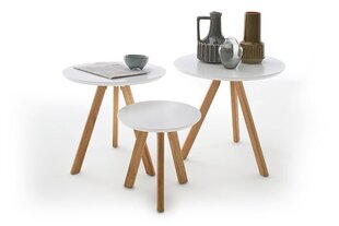 Laua komplekt Sinio, pruun/valge price and information | Coffee tables | hansapost.ee