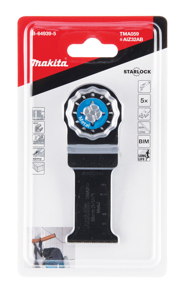 Süvistatavad lõikekettad 32mm B-64939-5 Makita цена и информация | Käsitööriistad | hansapost.ee