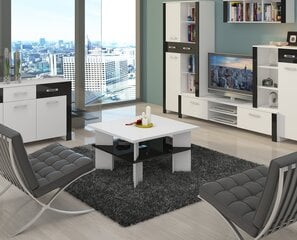 Кофейный столик Vectra, белый/черный цена и информация | Meblocross Мебель и домашний интерьер | hansapost.ee