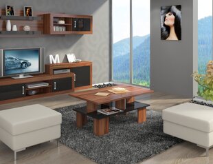 Кофейный столик Supra II, коричневый/черный цена и информация | Meblocross Мебель и домашний интерьер | hansapost.ee