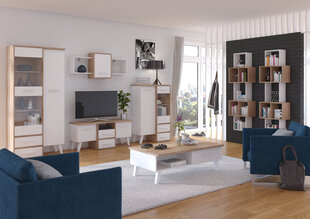 Журнальный столик Nordis 2D, цвет дуба/белый цена и информация | Meblocross Мебель и домашний интерьер | hansapost.ee
