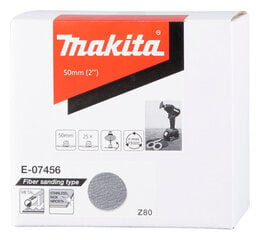 Lihvpaberketas E-07456 50 mm, Z80, 25 tk Makita hind ja info | Lihvmasinad | hansapost.ee