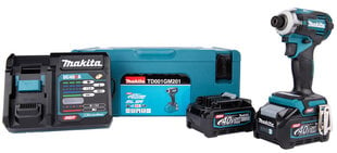 Аккумуляторная ударная отвертка XGT® TD001GM201 Makita цена и информация | Дрели и шуруповёрты | hansapost.ee