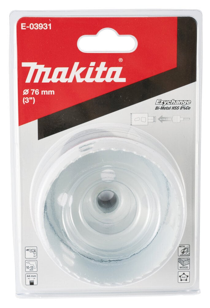 EZYCHANGE BI-METALL augusaag 76mm E-03931 Makita hind ja info | Käsitööriistad | hansapost.ee