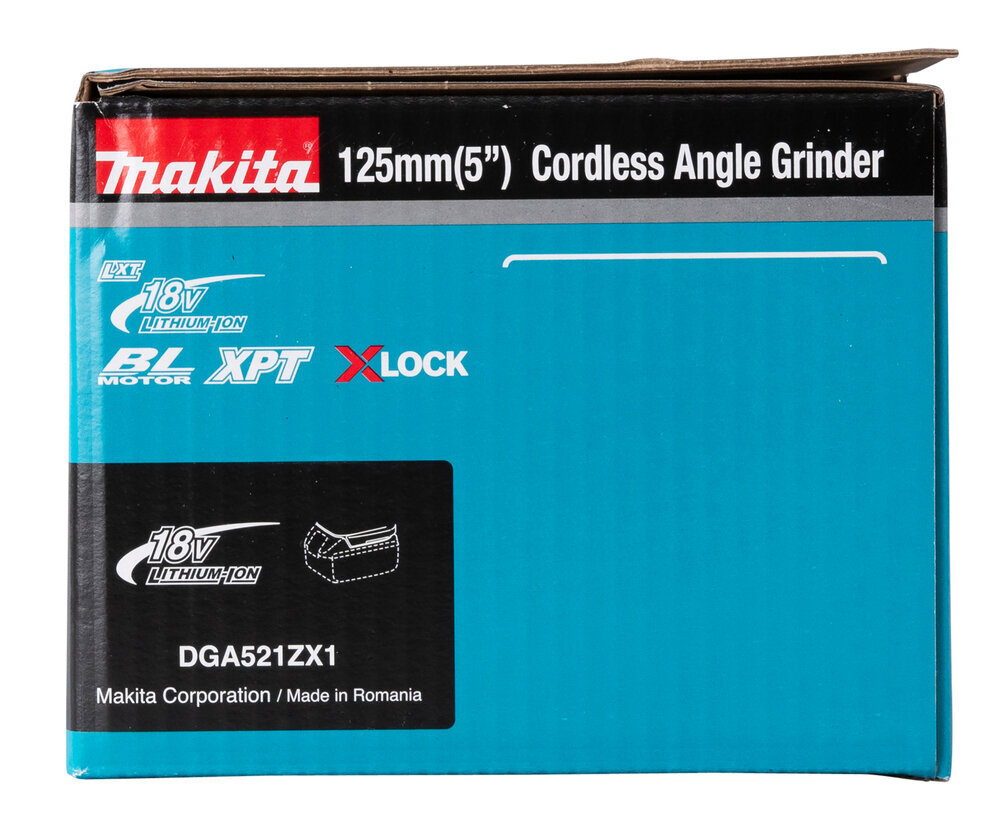 Akunurklihvija DGA521ZX1 Makita цена и информация | Käsitööriistad | hansapost.ee