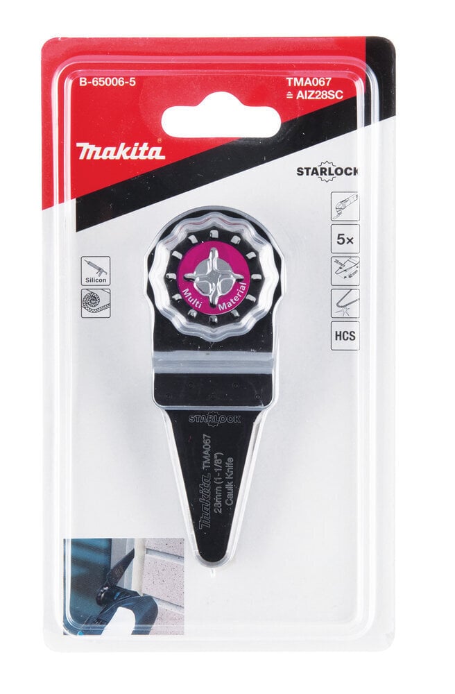 MULTITOOL vuugilõikur B-65006-5 Makita цена и информация | Käsitööriistad | hansapost.ee