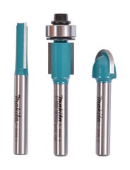 Freesiterade kmpl. 3-osa, 6 mm D-30209 Makita price and information | Käsitööriistad | hansapost.ee