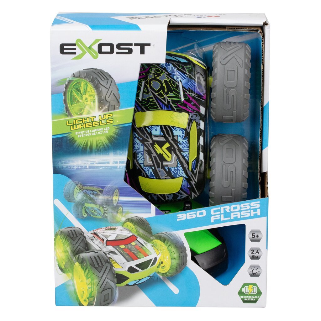 Exost puldiauto 360 Cross Flash, skaala 1:18 hind ja info | Mänguasjad poistele | hansapost.ee