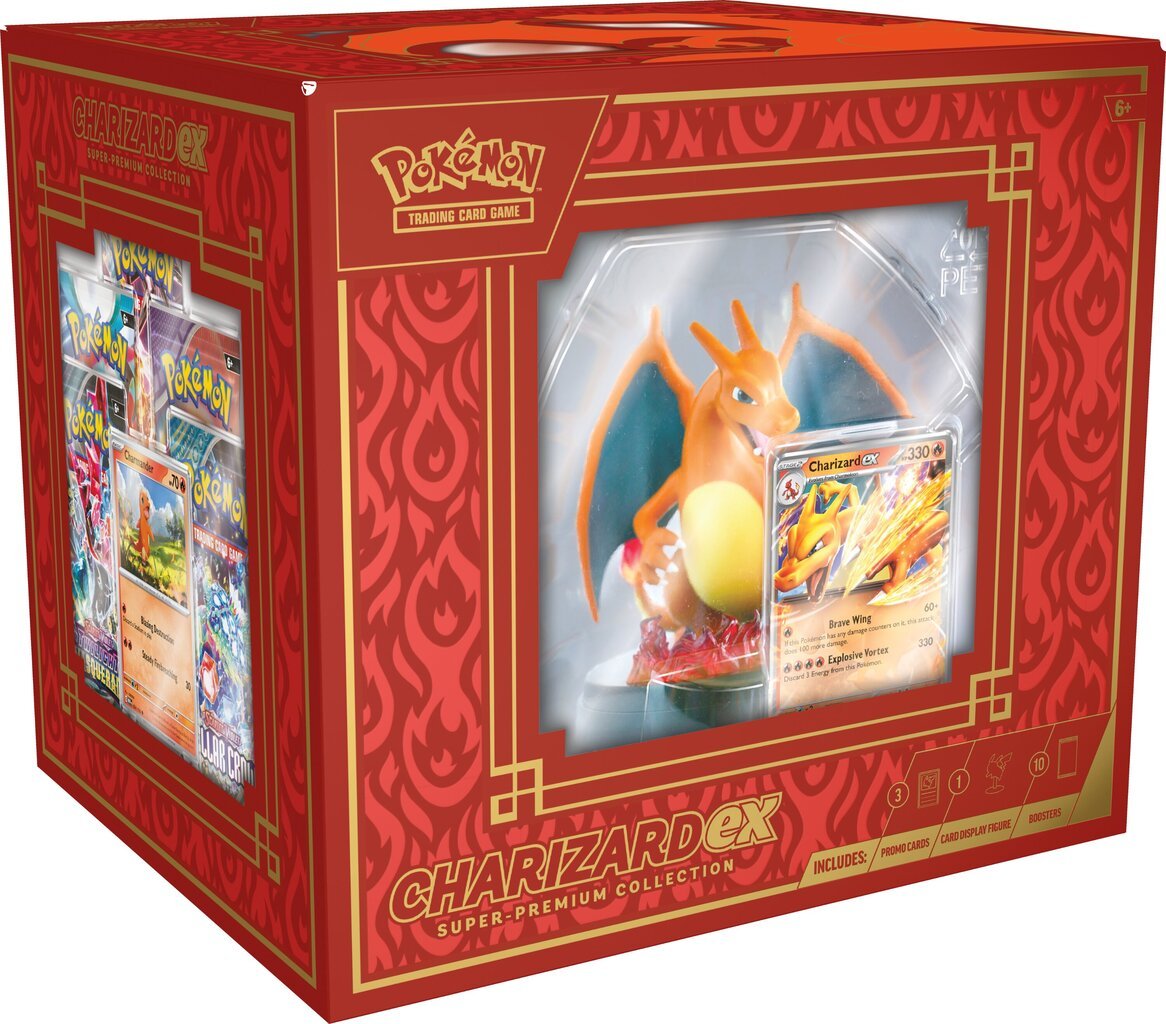 Pokemon Scarlet & Violet 7 kogumiskaartide komplekt Box Super Premium Coll Charizard цена и информация | Mänguasjad poistele | hansapost.ee