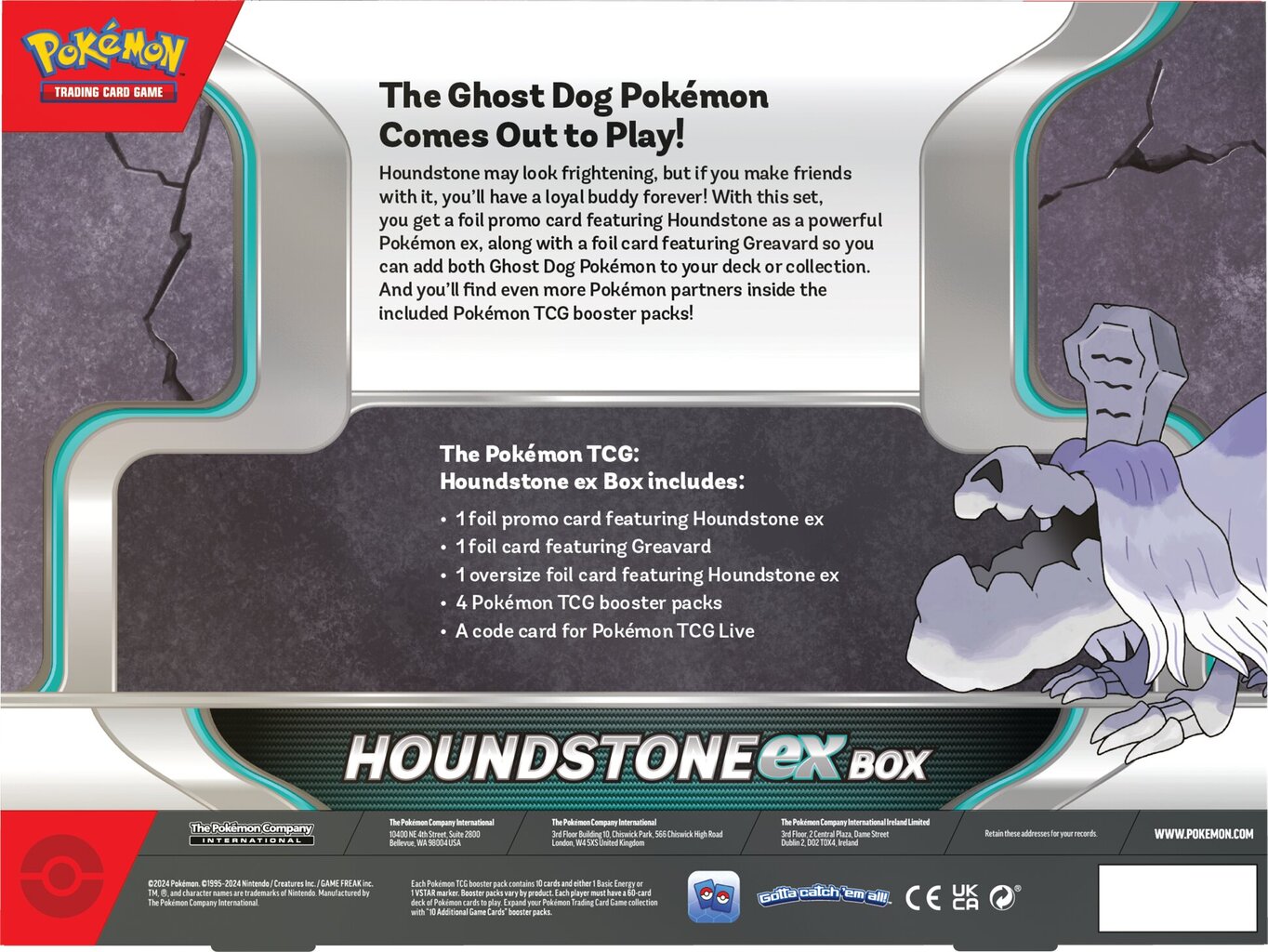 Pokemon Ex kogumiskaartide komplekt Houndstone цена и информация | Mänguasjad poistele | hansapost.ee