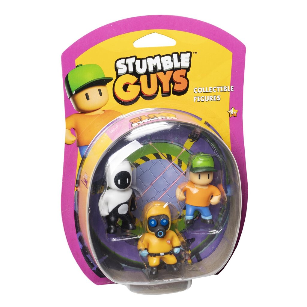 STUMBLE GUYS figuuride 3-pakk, 6 cm hind ja info | Mänguasjad poistele | hansapost.ee