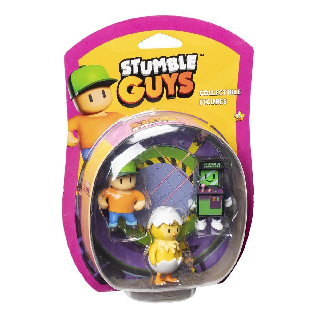 STUMBLE GUYS figuuride 3-pakk, 6 cm hind ja info | Mänguasjad poistele | hansapost.ee