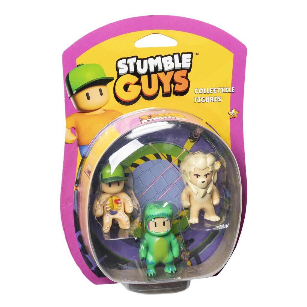 STUMBLE GUYS figuuride 3-pakk, 6 cm hind ja info | Mänguasjad poistele | hansapost.ee