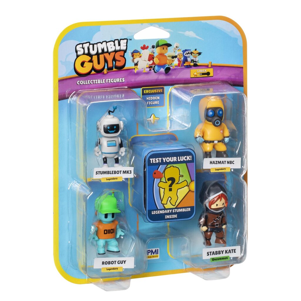 Stumble Guys figuuride 5-pakk, 6 cm hind ja info | Mänguasjad poistele | hansapost.ee