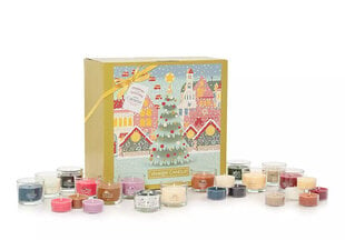 Yankee Candle advendikalender Passport to The Holidays, 24 tk hind ja info | Küünlad, küünlajalad | hansapost.ee