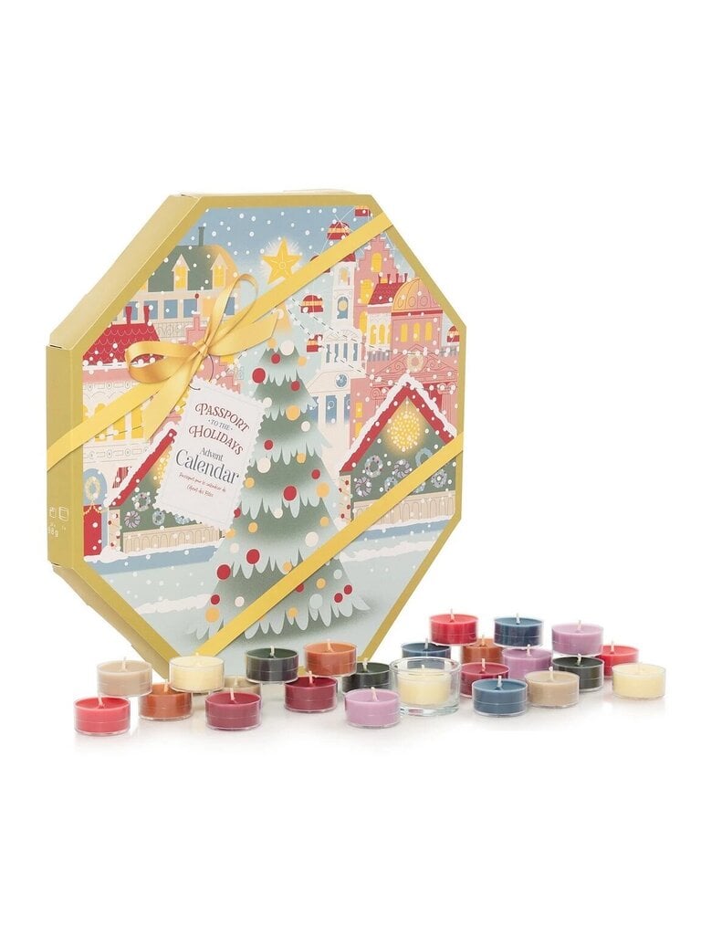 Yankee Candle advendikalender Passport To The Holidays, 24 tk. hind ja info | Küünlad, küünlajalad | hansapost.ee