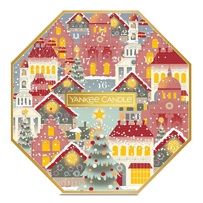 Yankee Candle advendikalender Passport To The Holidays, 24 tk. hind ja info | Küünlad, küünlajalad | hansapost.ee