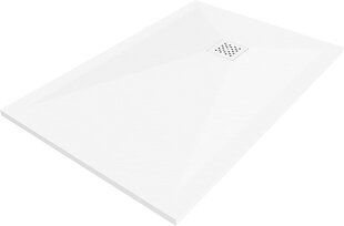 Прямоугольный душевой поддон Mexen Stone+ с сифоном, 100 x 70 см, White+White цена и информация | Стойки для душа | hansapost.ee