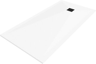 Прямоугольный душевой поддон Mexen Stone+ с сифоном, 160 x 80 см, White+Black цена и информация | Стойки для душа | hansapost.ee