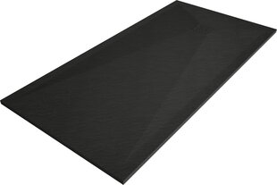 Прямоугольный душевой поддон Mexen Stone+ с сифоном, 180 x 70 см, Black+Black цена и информация | Стойки для душа | hansapost.ee