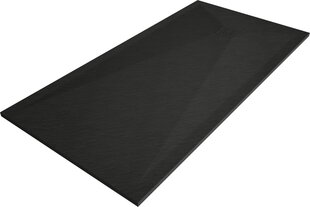 Прямоугольный душевой поддон Mexen Stone+ с сифоном, 200 x 80 см, Black+Black цена и информация | Стойки для душа | hansapost.ee