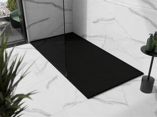 Прямоугольный душевой поддон Mexen Stone+ с сифоном, 200 x 80 см, Black+Black цена и информация | Стойки для душа | hansapost.ee