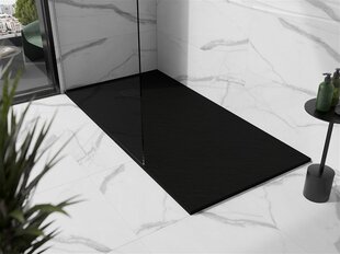 Прямоугольный душевой поддон Mexen Stone+ с сифоном, 160 x 90 см, Black+Black цена и информация | Стойки для душа | hansapost.ee