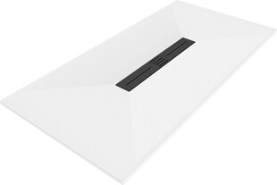 Ristkülikukujuline dušialus Mexen Toro SMC koos sifooniga, 170 x 70 cm, White+Black price and information | Shower trays | hansapost.ee