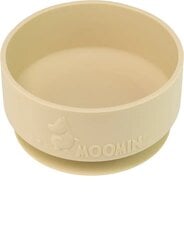 Silikoonist kauss Moomin, latte beige, 4+ kuud hind ja info | Laste taldrikud, kausid ja söögiriistad | hansapost.ee