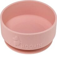 Силиконовая миска Moomin, rosehip pink, 4+ мес цена и информация | Детская посуда, контейнеры для молока и еды | hansapost.ee