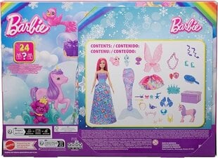 Адвент-календарь Barbie Dreamtopia цена и информация | Игрушки для девочек | hansapost.ee