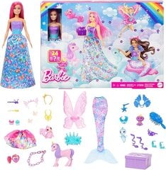 Адвент-календарь Barbie Dreamtopia цена и информация | Игрушки для девочек | hansapost.ee