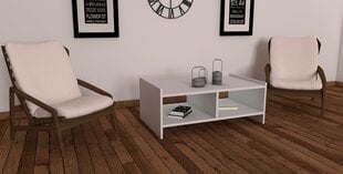 Журнальный столик Kalune Design Pera, белый цена и информация | Kalune Design Мебель и домашний интерьер | hansapost.ee