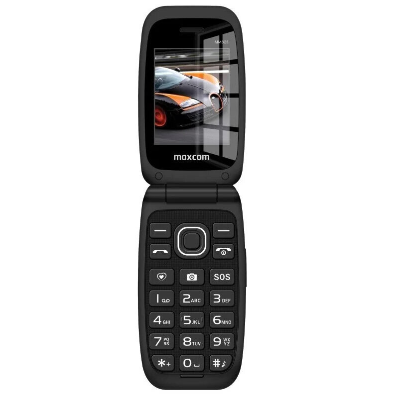 Mobiiltelefon - MAXCOM MM 828 MUST hind ja info | Telefonid | hansapost.ee