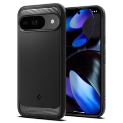 Kaitseümbris Spigen Rugged Armor Google Pixel 9 | 9 PRO, must hind ja info | Telefonide kaitsekaaned ja -ümbrised | hansapost.ee