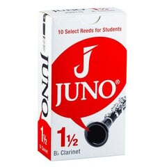 Трость для кларнета Vandoren JUNO JCR0115 Bb Nr.1.5 цена и информация | Принадлежности для музыкальных инструментов | hansapost.ee