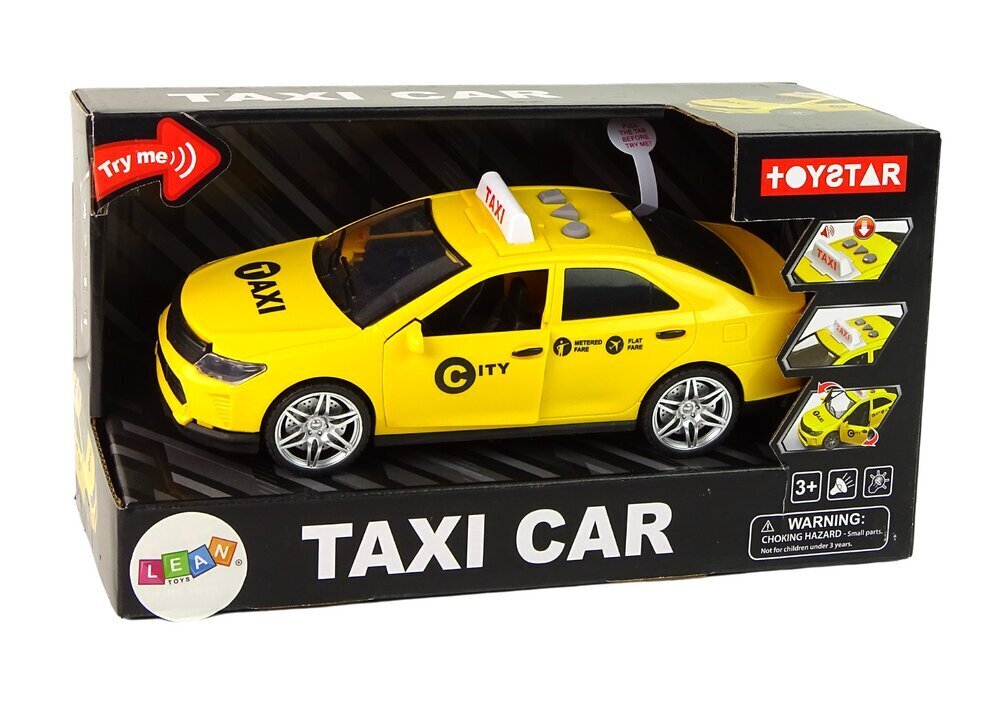 Takso auto Lean Toys, kollane hind ja info | Mänguasjad poistele | hansapost.ee