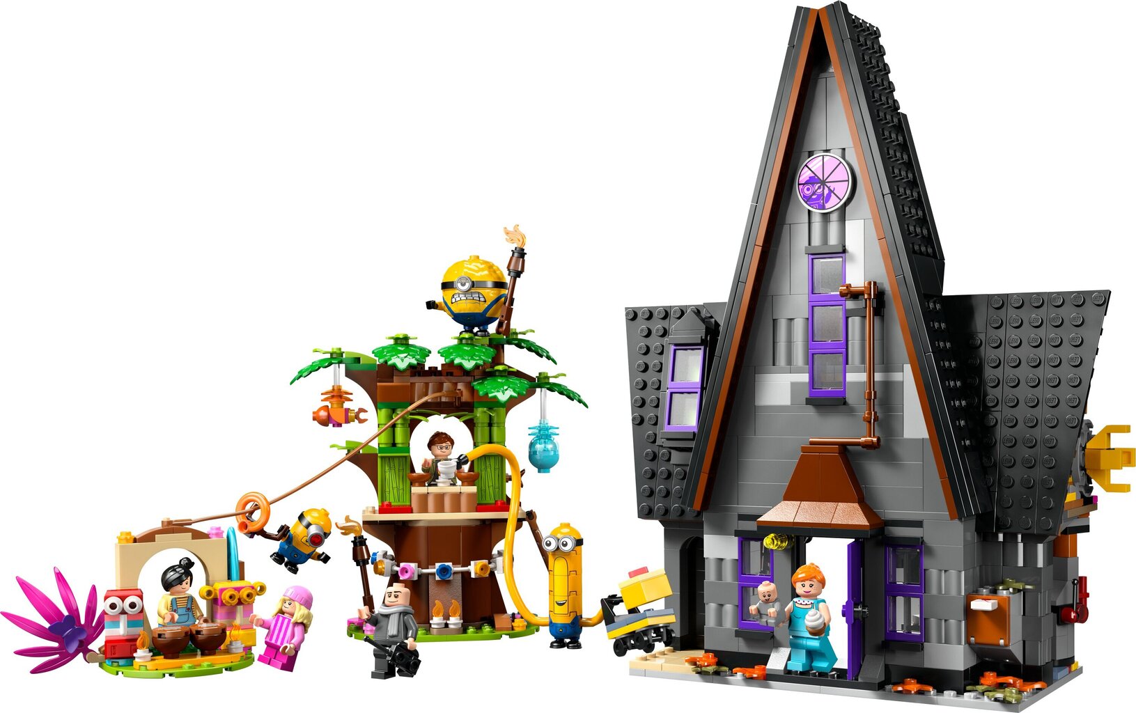 75583 LEGO® Pahalaste ja Gru pere maja цена и информация | Klotsid ja konstruktorid | hansapost.ee