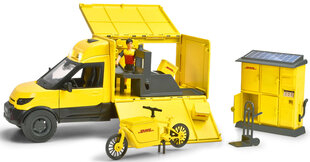 Komplekt: DHL kollane figuuriga kaubik + kullerratas price and information | Toys for boys | hansapost.ee