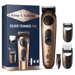 King C. Gillette Pro цена и информация | 9D бритвы 6-в-1 электрические бритвы для лысины водостойкие влажные/сухие мужские бритвы для ухода за волосами USB аккумуляторная бритва для бороды | hansapost.ee