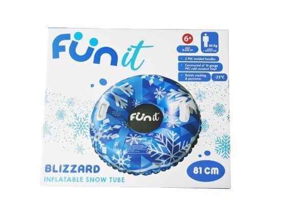 Täispuhutavad kelgud Funit Blizzard, sinised, 81 cm hind ja info | Kelgud, pepulauad ja tuubid | hansapost.ee