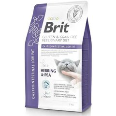 Brit Veterinary Gastrointestinal Low Fat для взрослых кошек с селедкой, 2 кг цена и информация | Сухой корм для кошек | hansapost.ee