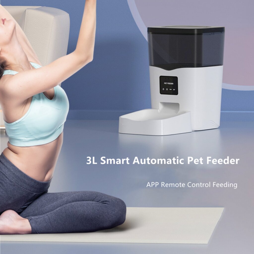 Nutikas lemmikloomasöötja Sponge Pet Feeder Smart, valge/must цена и информация | Söögi- ja jooginõud loomadele | hansapost.ee