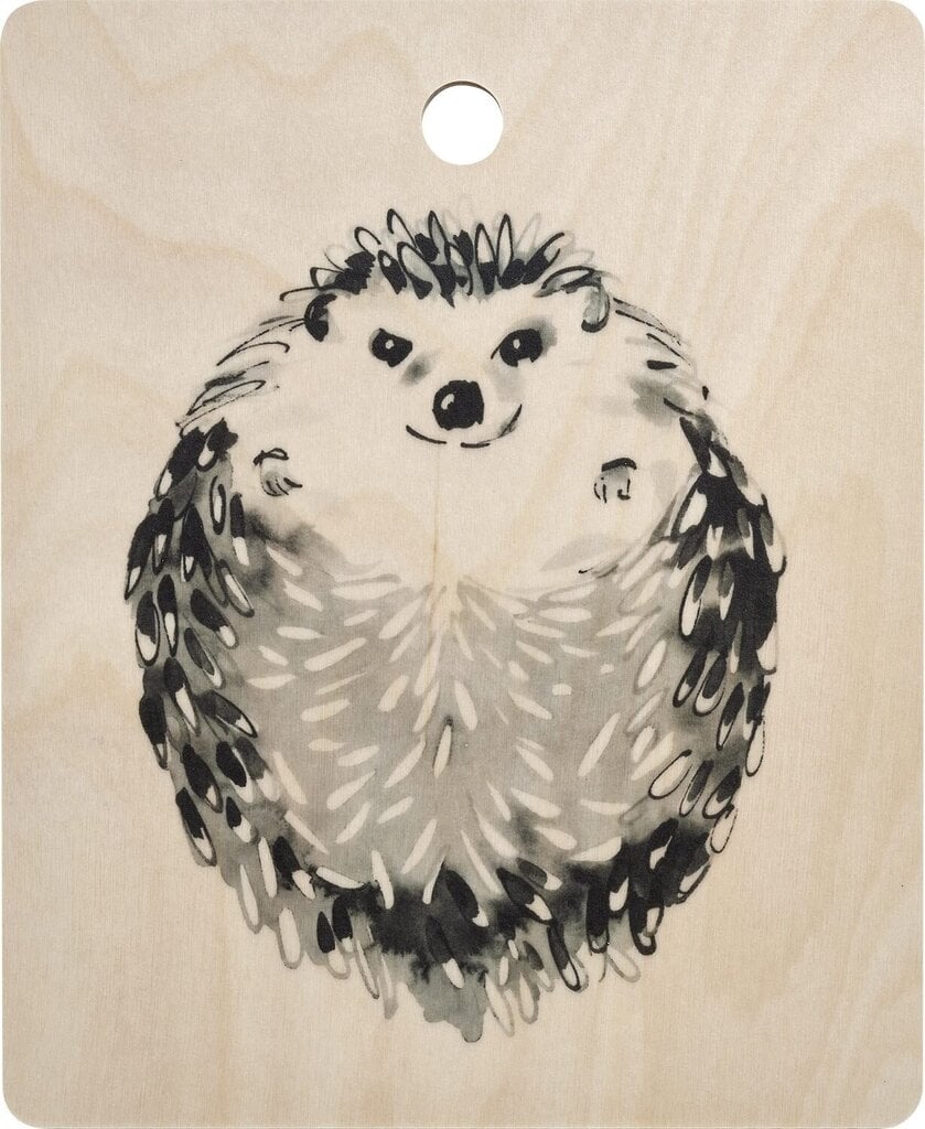 Lõikelaud Muurla Hedgehog, 18x22 cm цена и информация | Lõikelauad | hansapost.ee