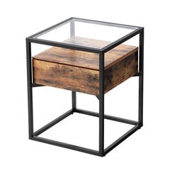 Кофейный столик Selsey Ramizu, коричневый/черный цена и информация | Selsey Мебель для гостиной | hansapost.ee