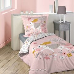 Voodipesukomplekt Fee Des Bois, mitmevärviline, 140 x 200 cm + padjapüür 63 x 63 cm price and information | Children's bed linen | hansapost.ee